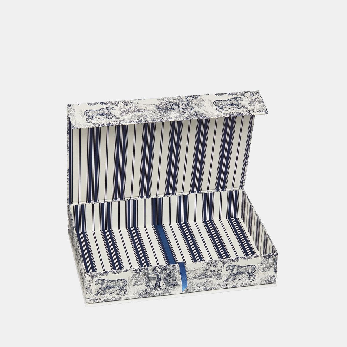 Dior o1bcso1str0225 Size:OS/ Storage Box in Blue Toile Size ONE SIZE - 3 Thumbnail