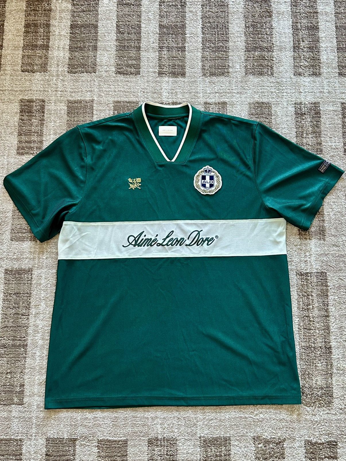 トップス Aime Leon Dore Team Soccer Jersey SS22 Aime Leon Dore Team Soccer Jersey Green Men's - SS22 - US