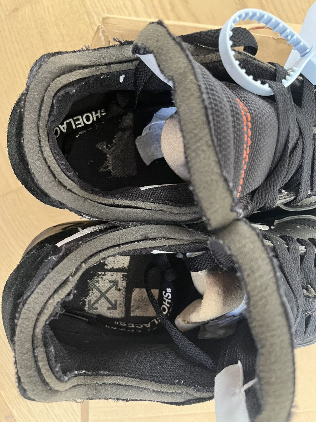 Off-White Nike OW Air Max 90 Black Size US 9 / EU 42 - 7 Thumbnail