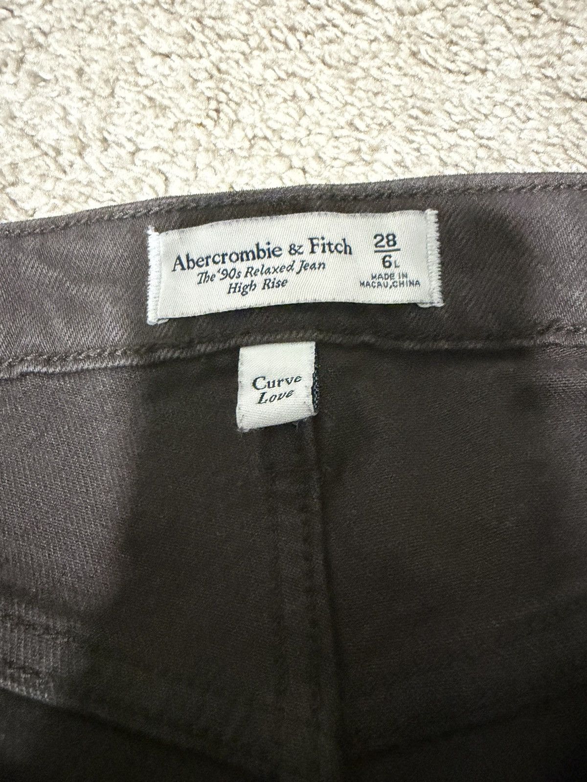 Abercrombie & Fitch Vintage Abercrombie&Fitch “90s Relaxed High Rise Jeans” Size 28" / US 6 / IT 42 - 3 Thumbnail