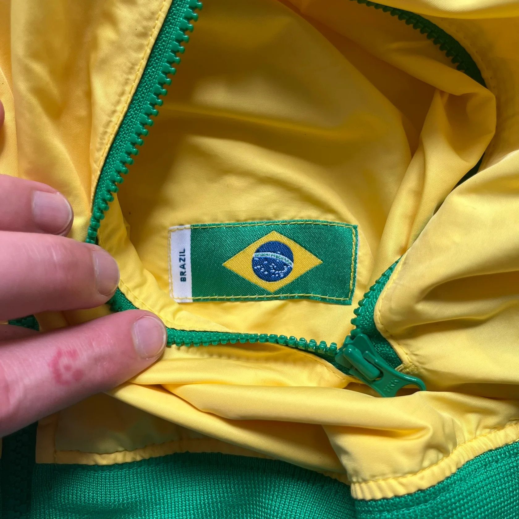 Nike Nike Brazil Olympics 2008 Split Windbreaker Size US S / EU 44-46 / 1 - 4 Thumbnail