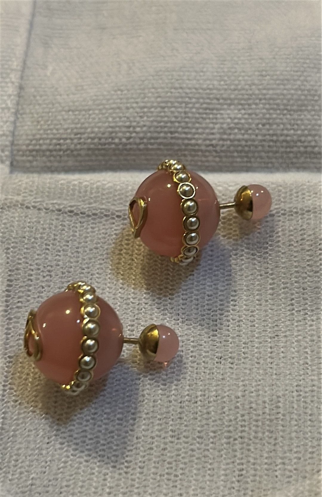 Dior Dior Tribales Earrings Gold-Finish Metal White and Cadmium Size ONE SIZE - 4 Thumbnail
