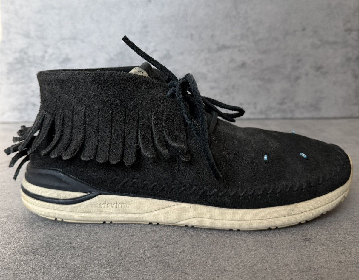 Visvim VISVIM - SHAMAN FOLK FRINGED ANKLE BOOTS Size US 8.5 / EU 41-42 - 5 Thumbnail