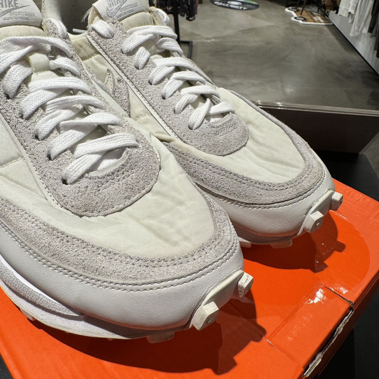 Nike × Sacai Nike Sacai LD Waffle White Nylon Size US 10 / EU 43 - 5 Thumbnail