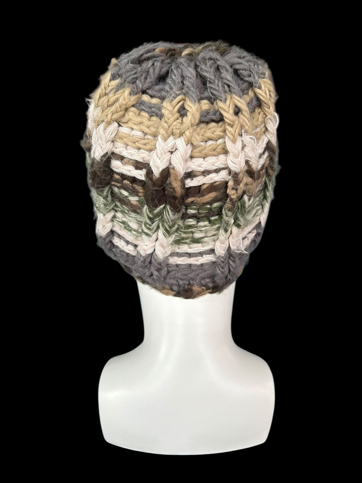 Japanese Brand × Kapital × Vintage Crochet Knitted Japanese Style Beanie Hats Rare 🎌☠️☠️ Size ONE SIZE - 3 Thumbnail