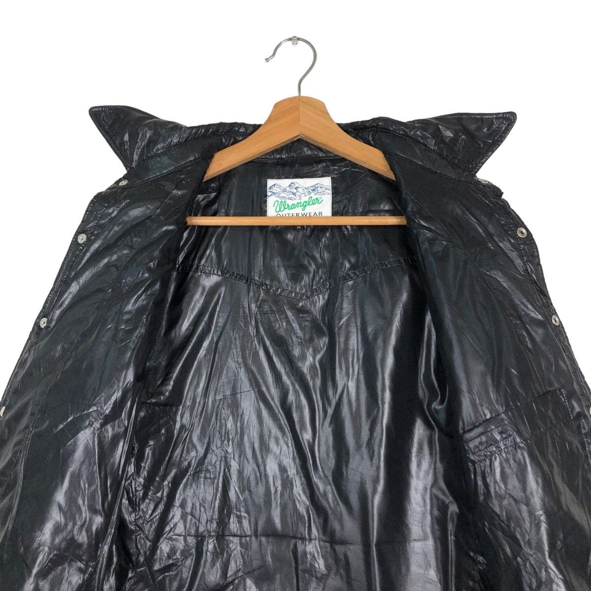 Japanese Brand 🔥Vintage Biker Jacket Wrangler Greens Boro Usa Light Puffer Size US M / EU 48-50 / 2 - 14 Thumbnail