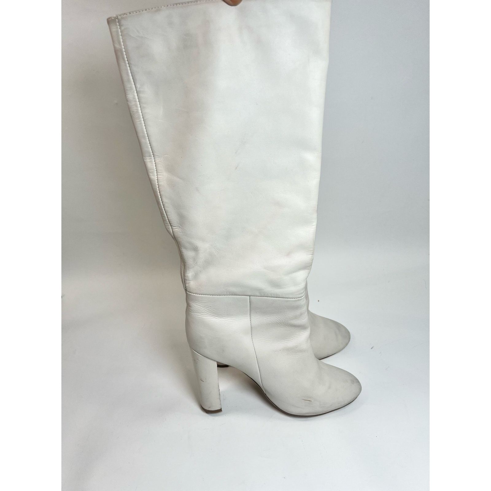 Designer Tony Bianco Jester Scrunch Boot in Milk Denver size 8 $265 Size US 8 / IT 38 - 4 Thumbnail
