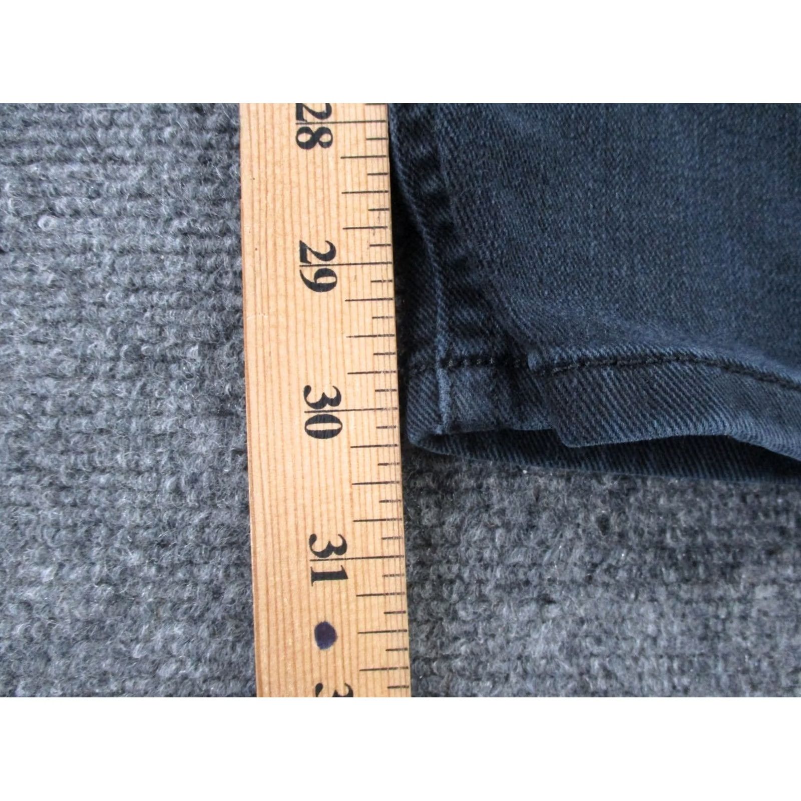 Diesel Diesel Jeans Straight 5-Pocket Regular 38 Black Denim Mens Vintage No 38x30 Grunge Stretch Button Zip Size US 38 / EU 54 - 4 Thumbnail