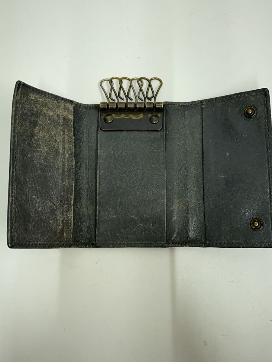 Balenciaga Balenciaga Leather Key Case Grey Size ONE SIZE - 4 Thumbnail