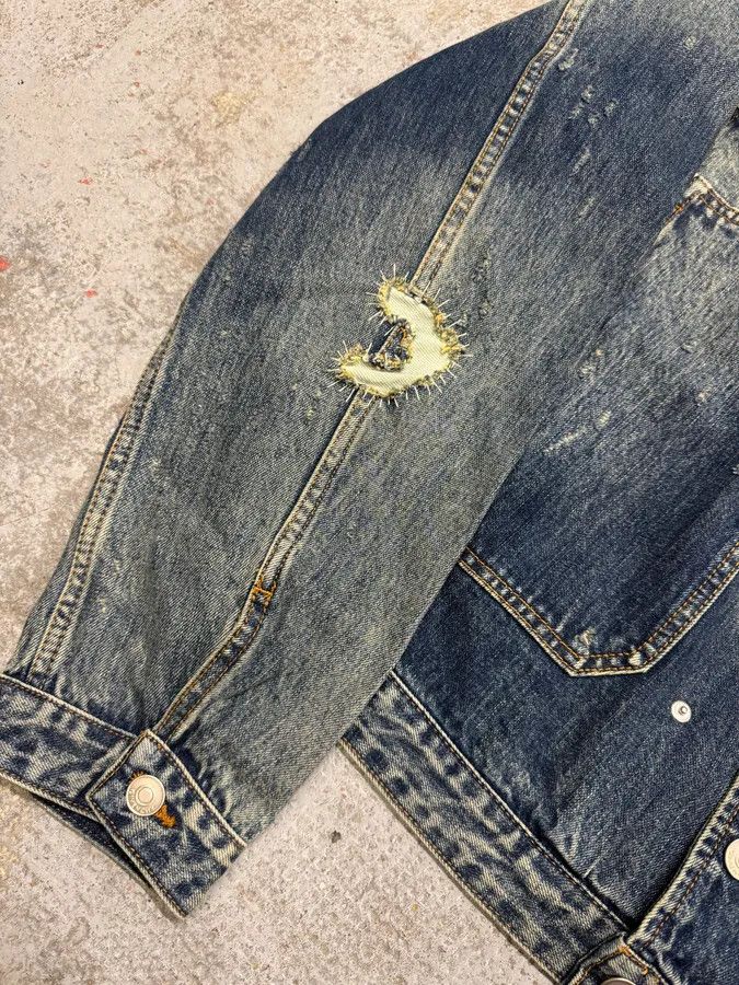 Givenchy Givenchy Reinforced Denim Jacket by Matthew Williams Size US M / EU 48-50 / 2 - 6 Thumbnail