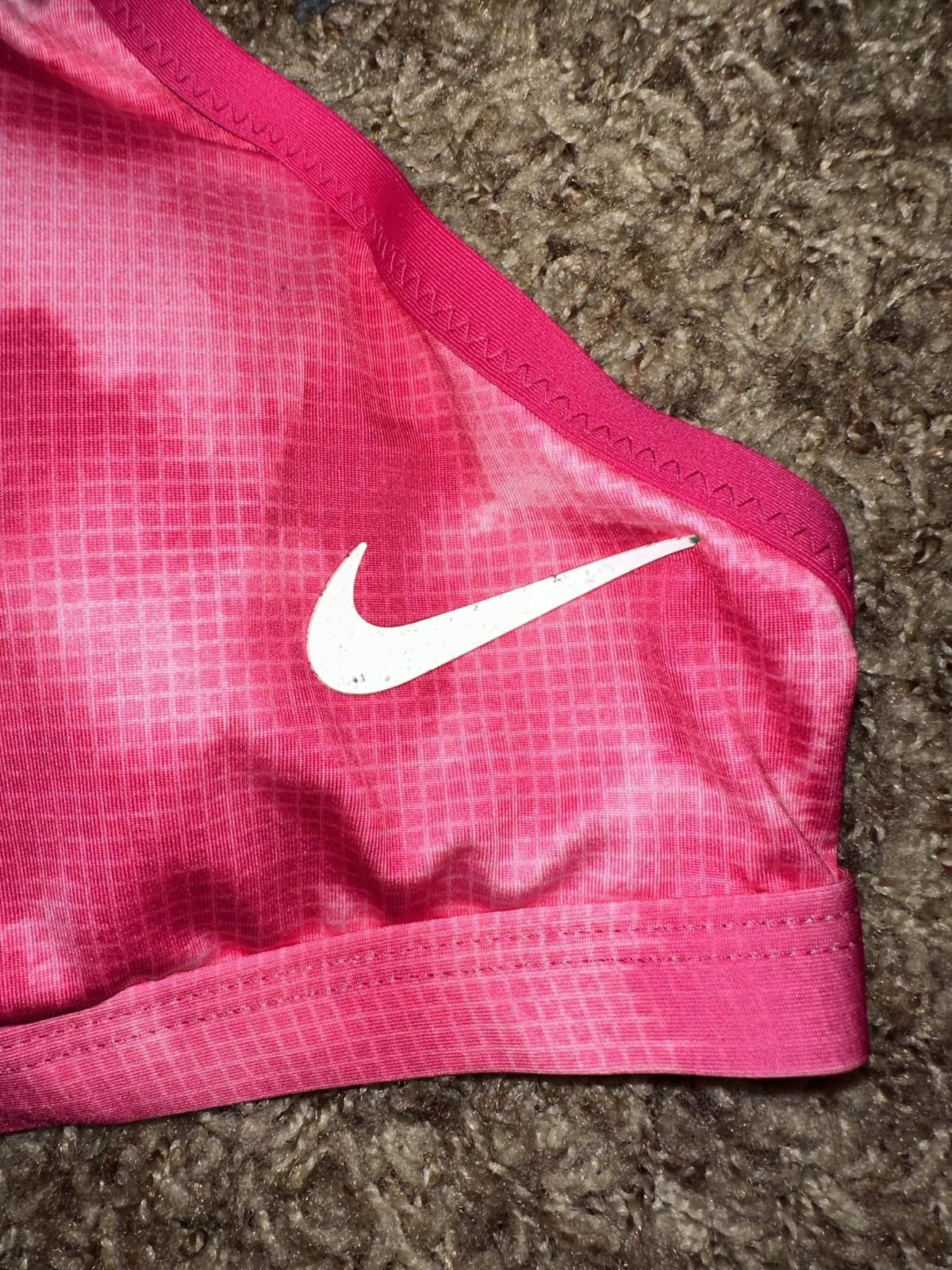 Nike Nike Stretch Crossback Lined Swimsuit Top Fireberry Size ONE SIZE - 4 Thumbnail