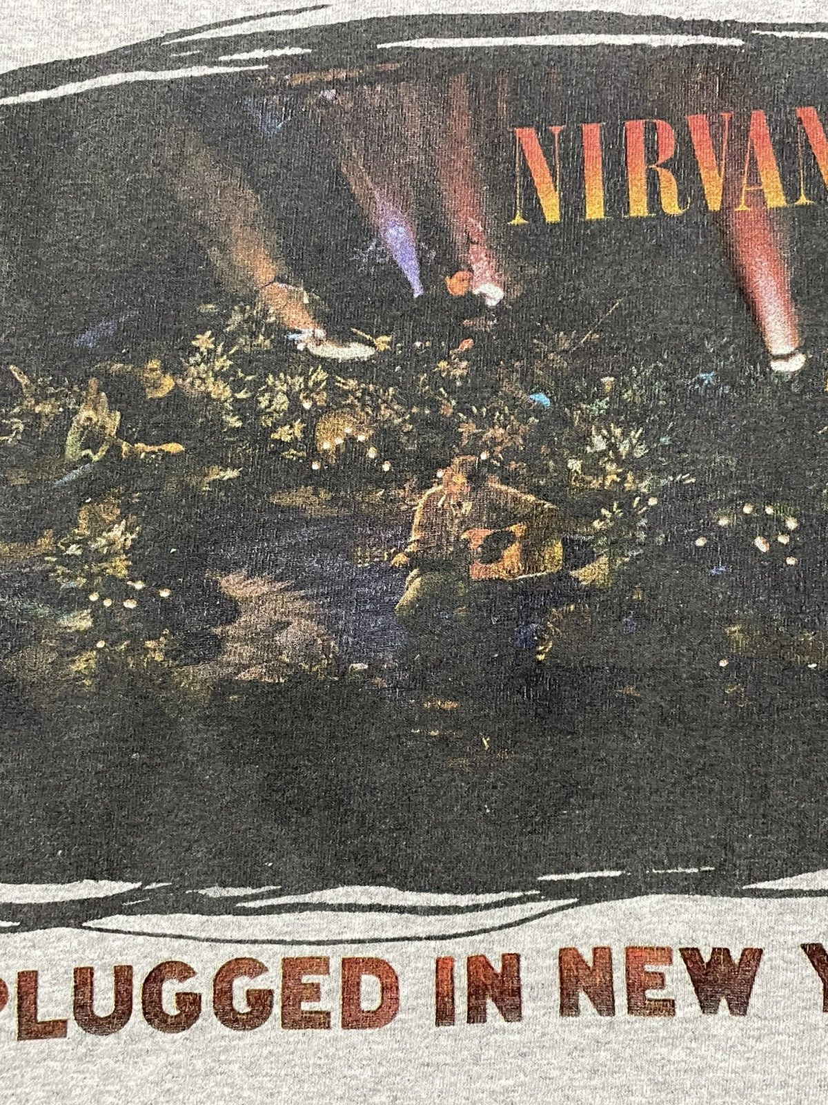 Vintage Vintage 1995 Nirvana Mtv Unplugged In New York Grail Og Tee Size US M / EU 48-50 / 2 - 10 Thumbnail