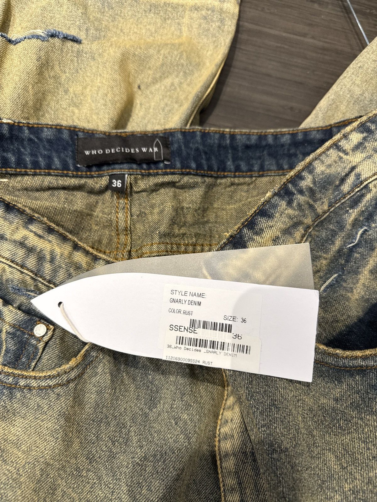 Who Decides War Who Decides War Gnarly Denim Jeans 36 Size US 36 / EU 52 - 3 Thumbnail