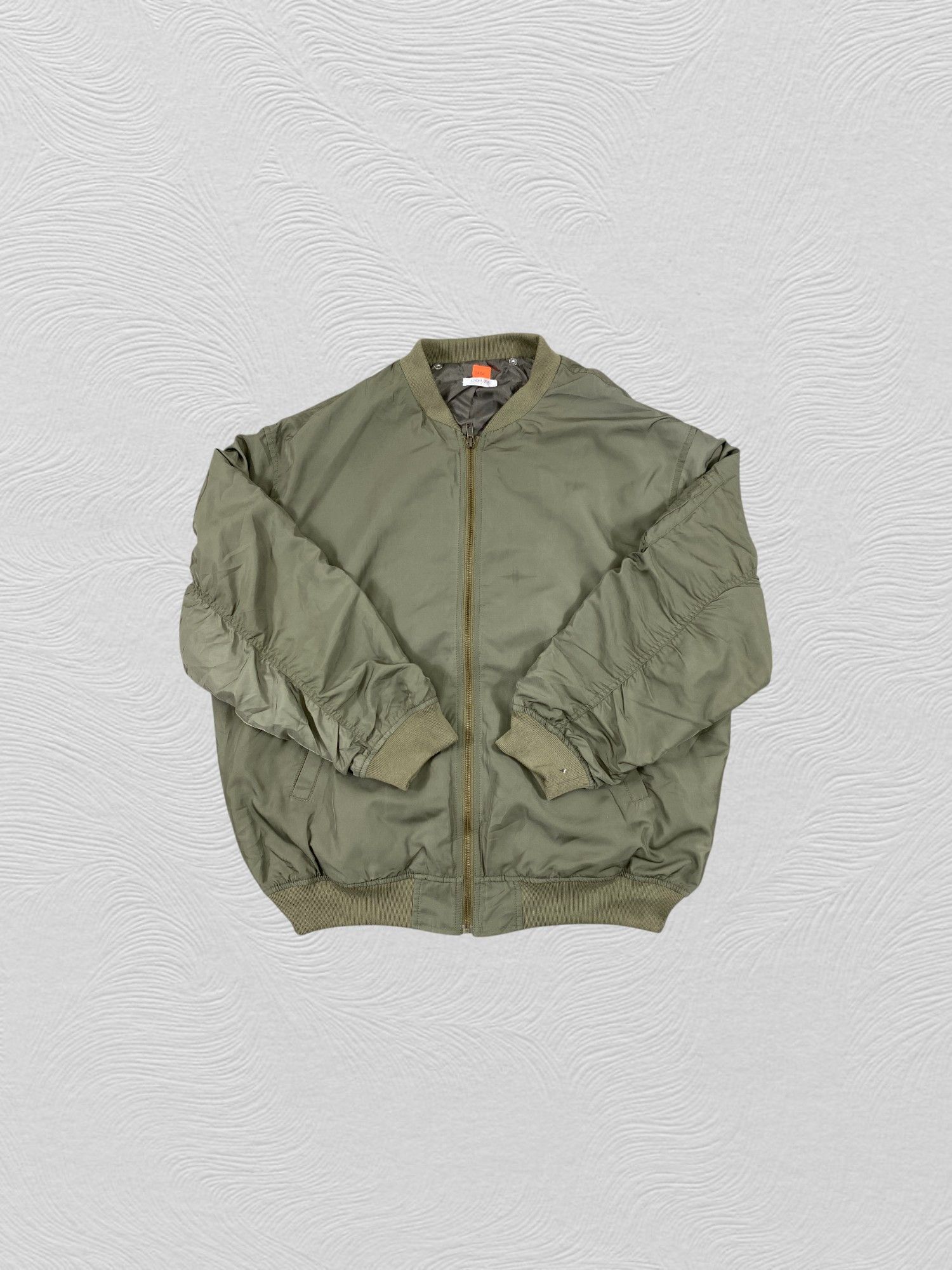 Japanese Brand Vintage C.O.L.Z.A Army Green Bomber Jacket- J436 Size US L / EU 52-54 / 3 - 4 Thumbnail
