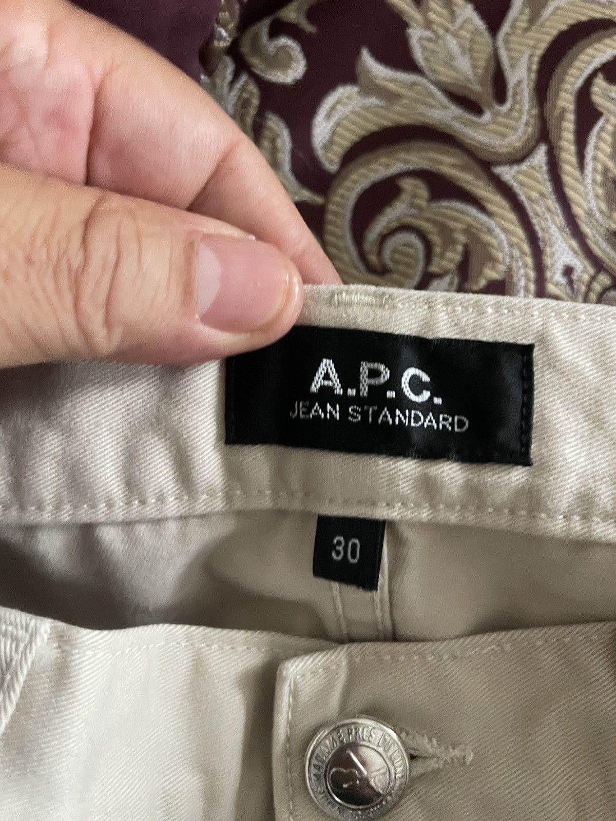 A.P.C. Cotton Button Fly Jeans Size US 30 / EU 46 - 9 Thumbnail