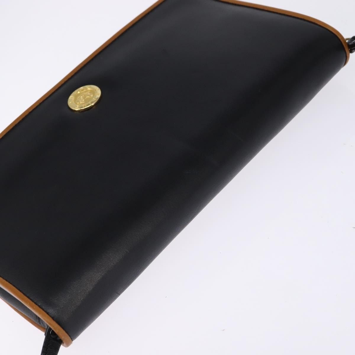 Celine CELINE Shoulder Bag Leather Black Gold Size ONE SIZE - 6 Thumbnail