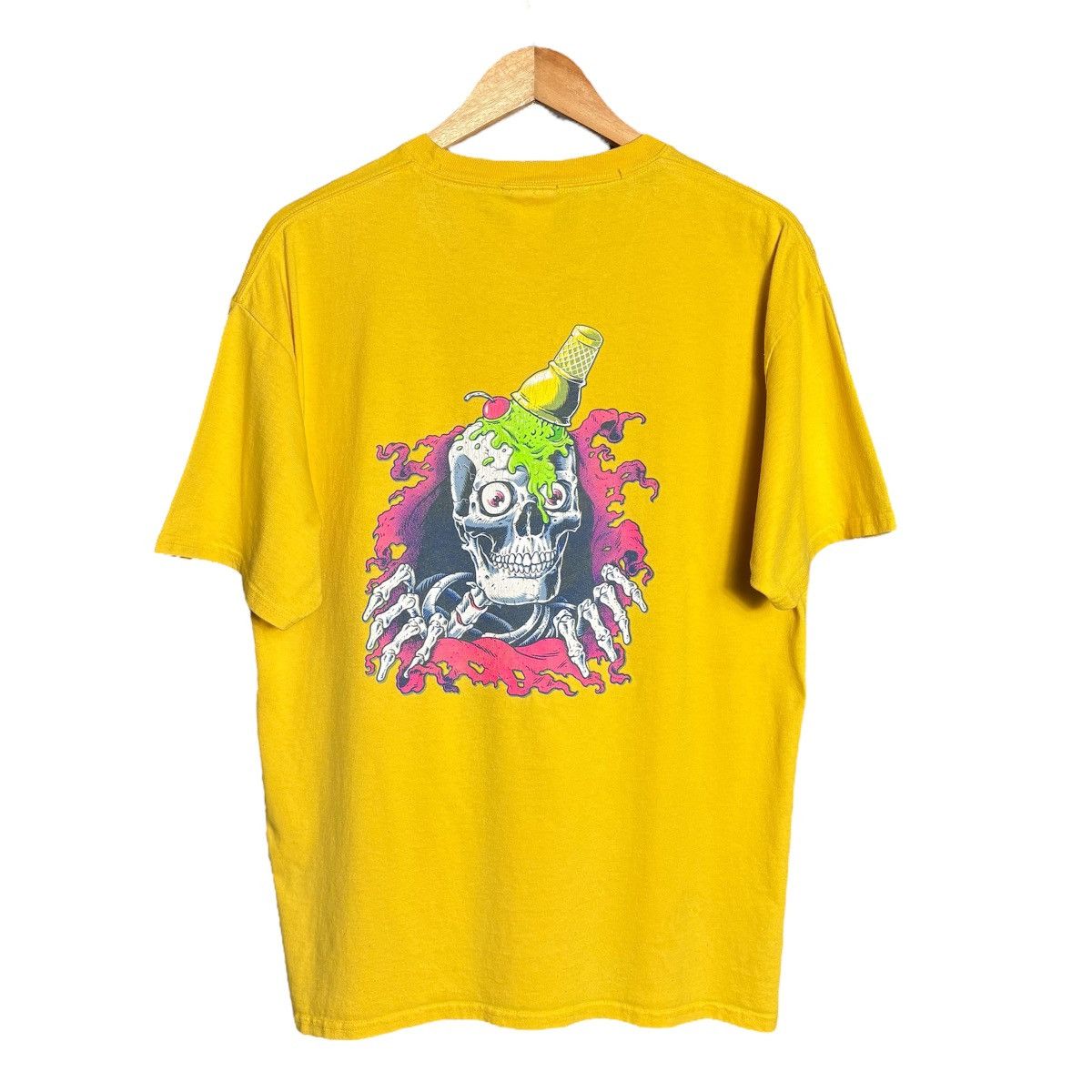 Billionaire Boys Club Vintage ICECREAM Billionaire Boys Club Skateboards Skull Tee Size US L / EU 52-54 / 3 - 1 Thumbnail