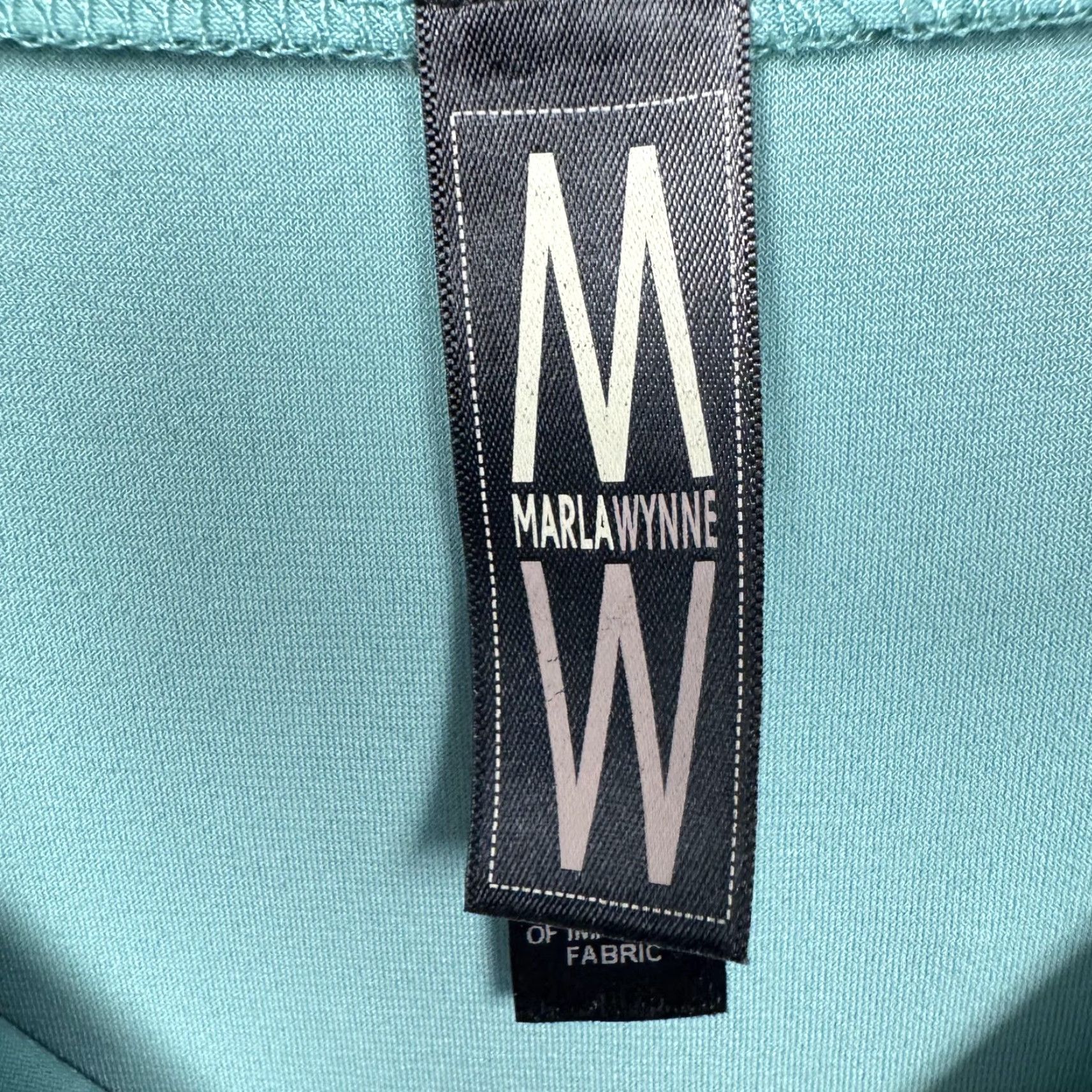 Vintage MarlaWynne Top Womens S Green 3/4 Sleeve Cold Shoulder Relaxed Mermaid T-Shirt off-the-Shoulder Strap Size S / US 4 / IT 40 - 5 Thumbnail