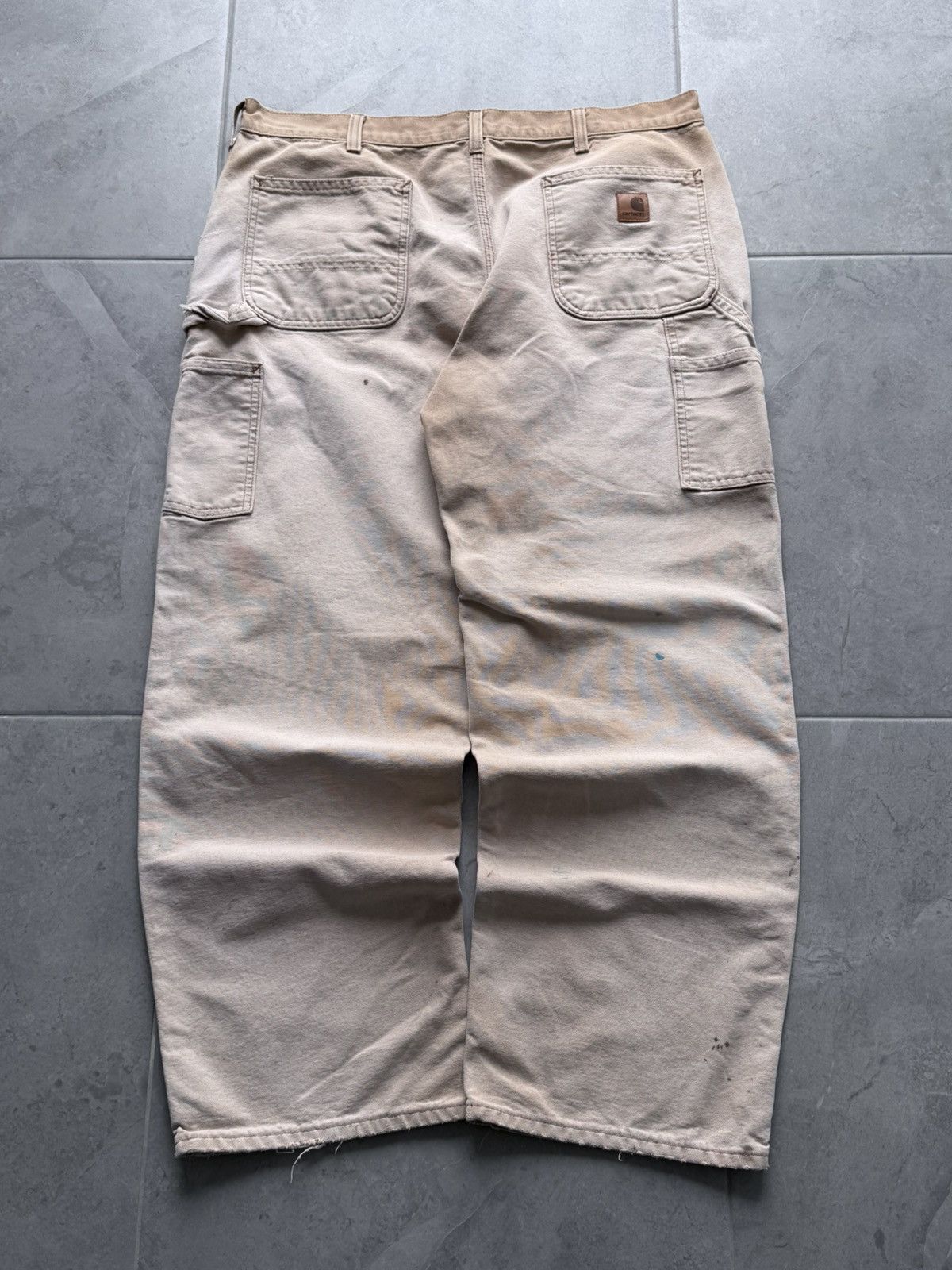 Carhartt Vintage Carhartt Brown Faded Carpenter Work Pants Size US 38 / EU 54 - 1 Thumbnail