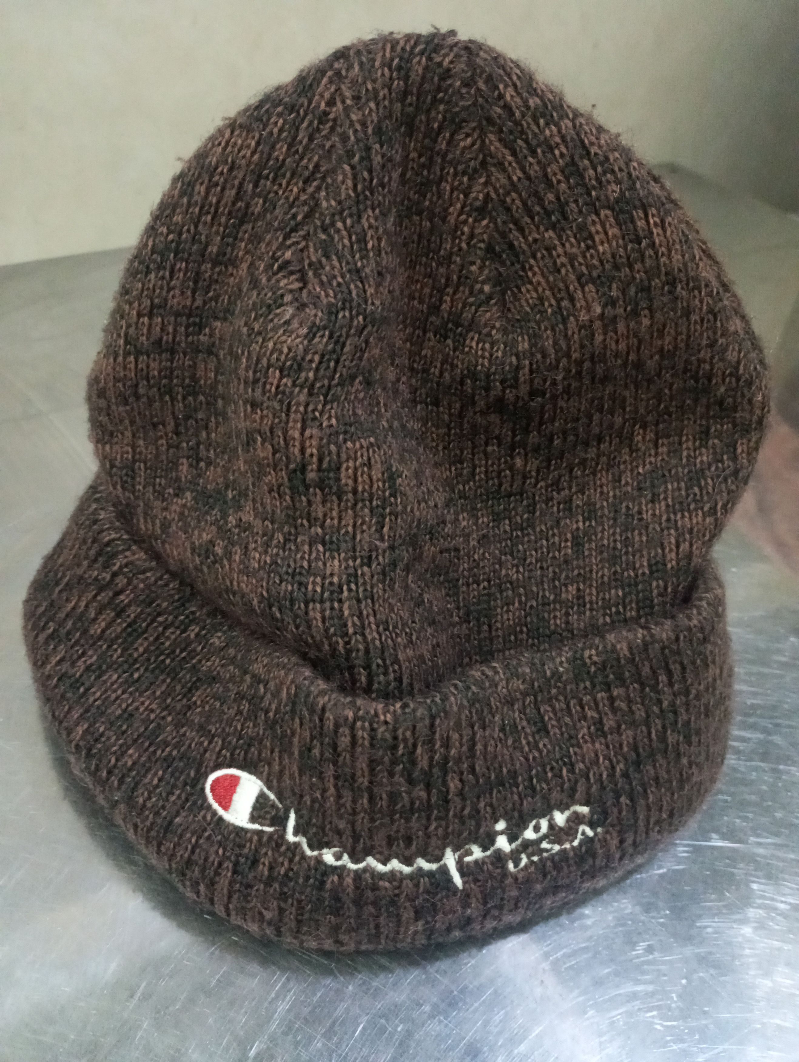 Champion Rare Brown 'Champion' Beanie Size ONE SIZE - 3 Thumbnail
