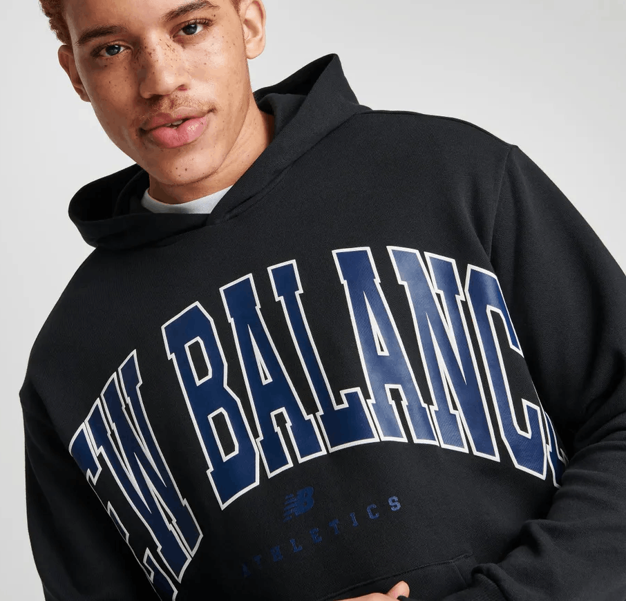 New Balance New Balance Varsity Collegiate Oversized Hoodie 90s Y2K Size US XS / EU 42 / 0 - 6 Thumbnail