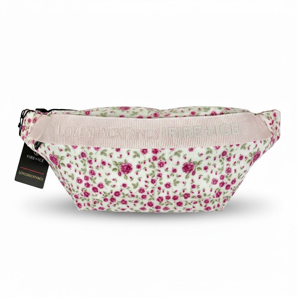 LoveShackFancy LoveShackFancy x Bogner Fire + Ice Belt Bag Pink Diamond NWT Size ONE SIZE - 1 Thumbnail