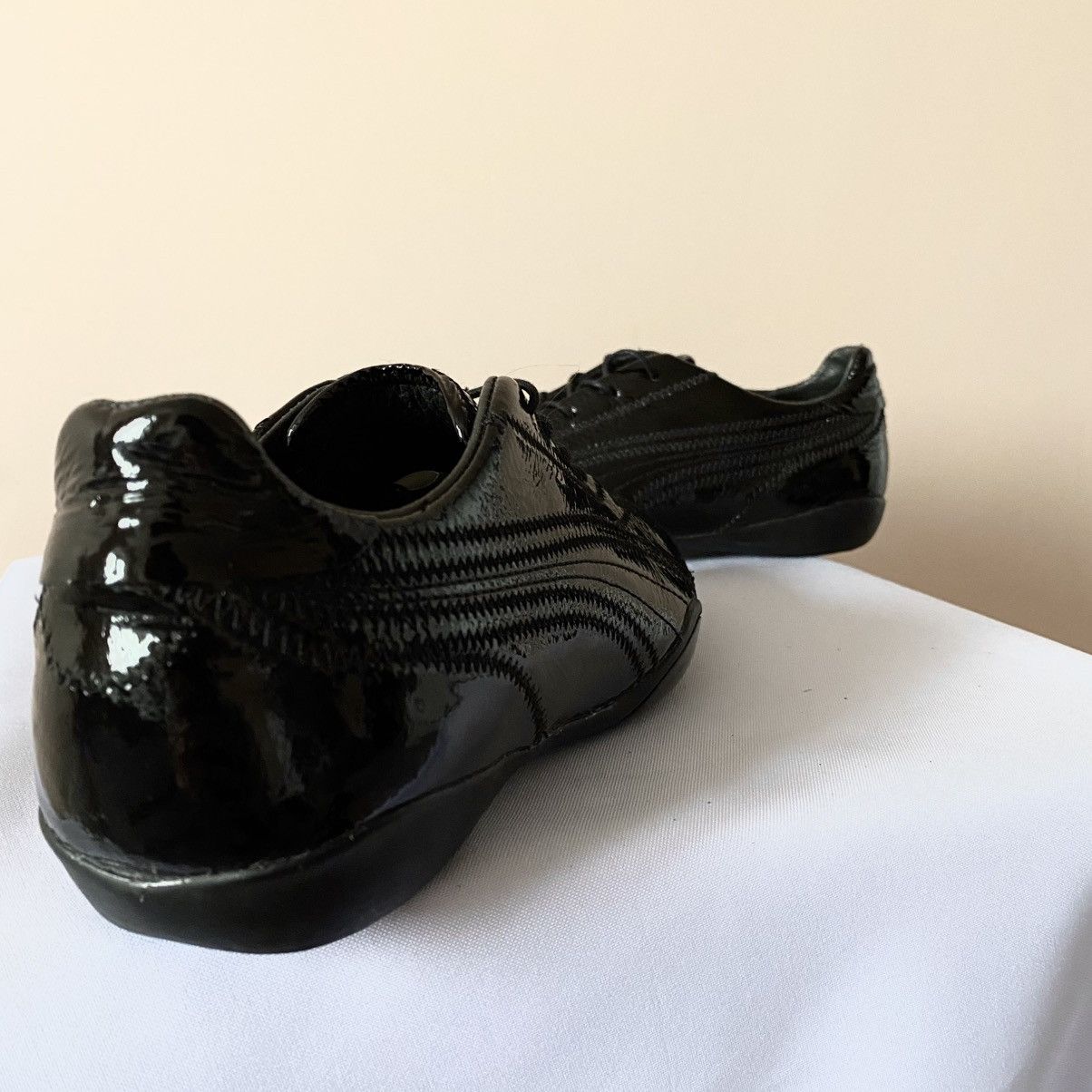 Dirk Bikkembergs Puma Glossy Black Shoes Dirk Bikkembergs Style Sneaker Size US 6 / IT 36 - 6 Thumbnail