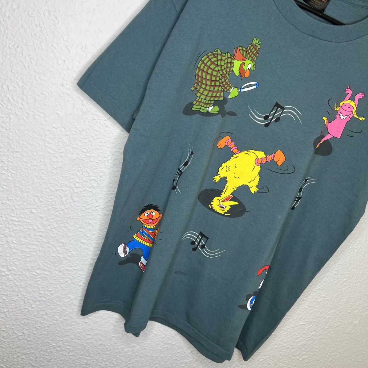 Other Vintage 90s Sesame Street Tee Tshirt Rare Full Print Muppets Size US L / EU 52-54 / 3 - 3 Thumbnail