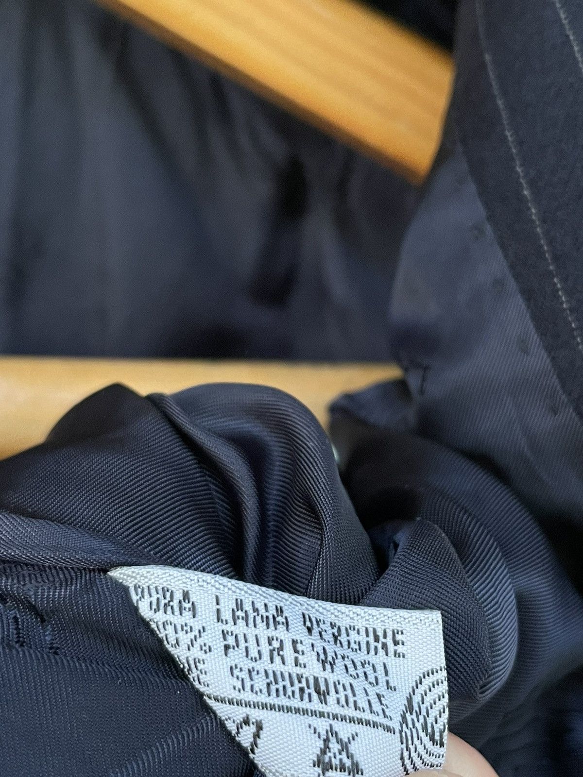 Lanvin Vintage 80’s Lanvin Wool Lana Vergine Blazer RARE Size 50R - 13 Thumbnail