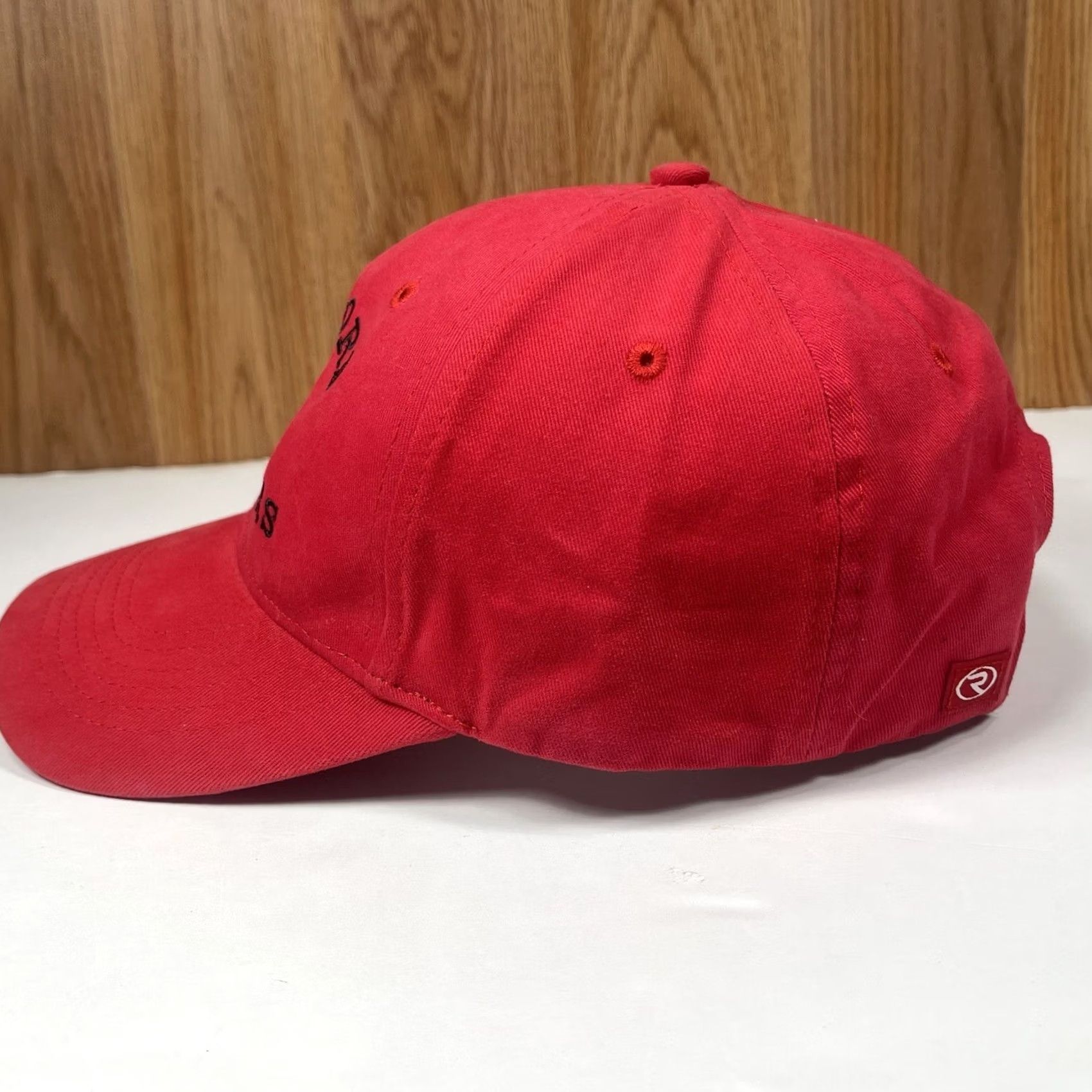Vintage Richardson Bedford Boosters Adult Adjustable Baseball Hat Cap Red Cotton - Good Pre-Owned Condition - Size ONE SIZE - 4 Thumbnail