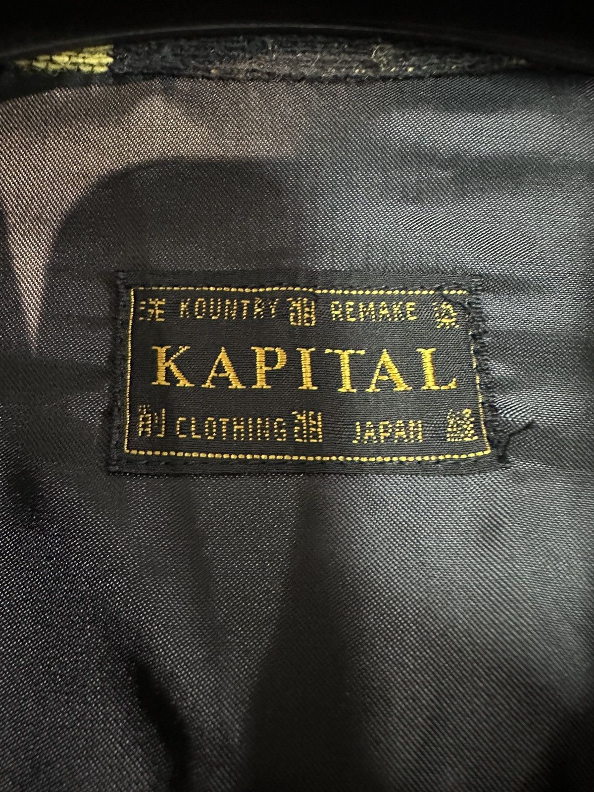 Kapital Kapital Buttons Smiley Button Up Jacket Black Size US M / EU 48-50 / 2 - 3 Thumbnail