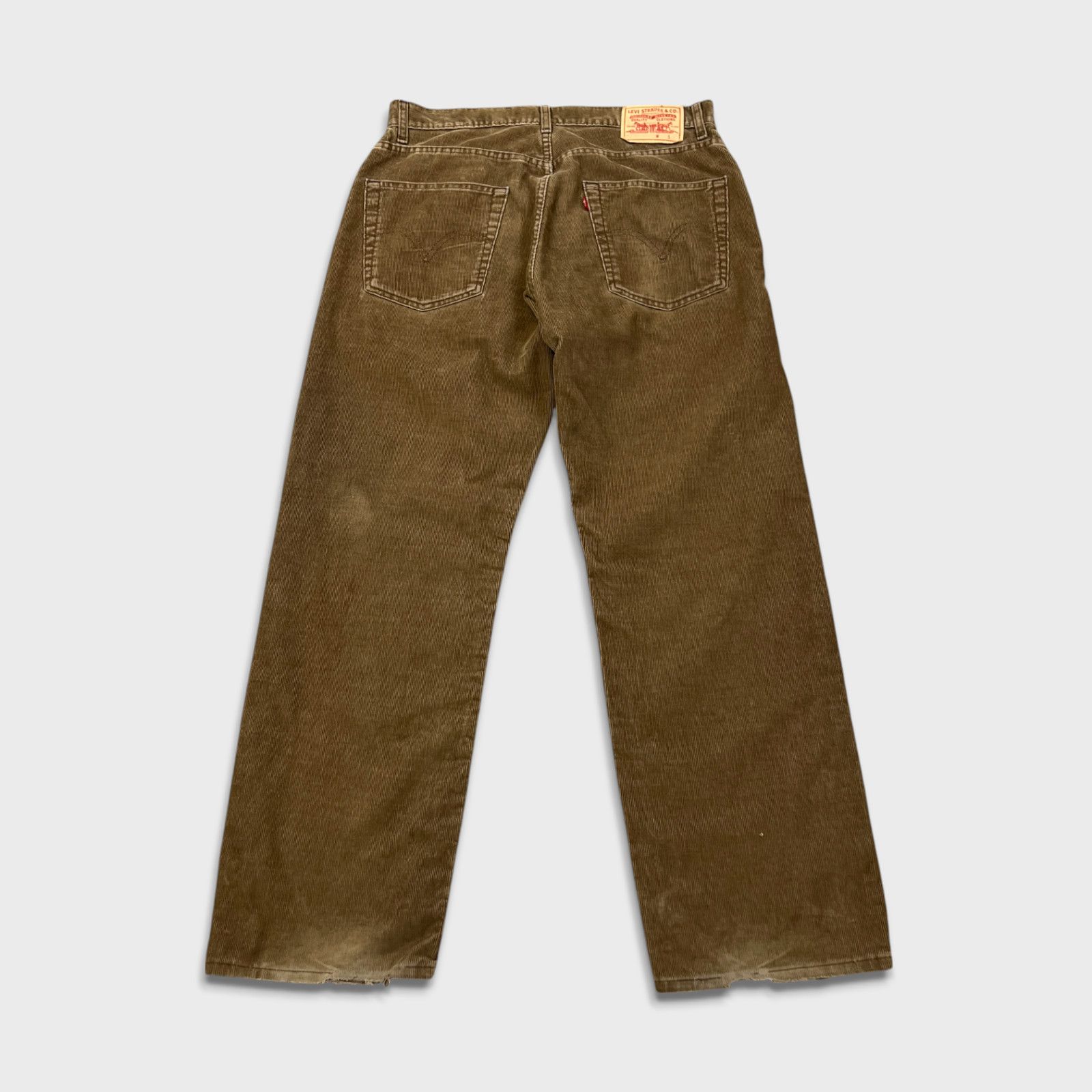 Levi's × Vintage Levi's 569 Pants 34x32 Loose Straight Corduroy Baggy Jeans Size US 34 / EU 50 - 5 Thumbnail