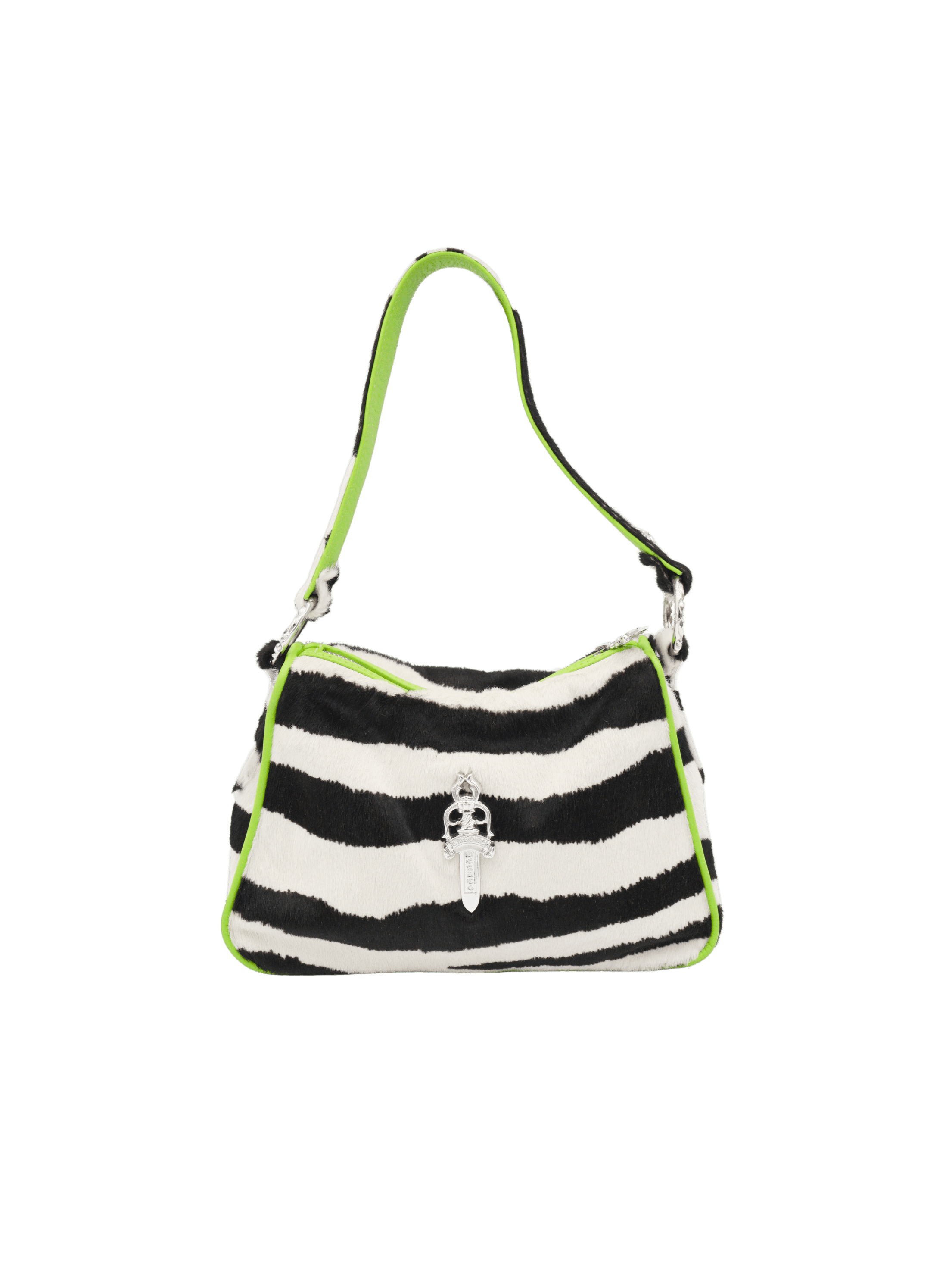 Chrome Hearts Chrome Hearts Pony Hair Zebra Stripe Chicken Nugget Bag Size ONE SIZE - 1 Thumbnail