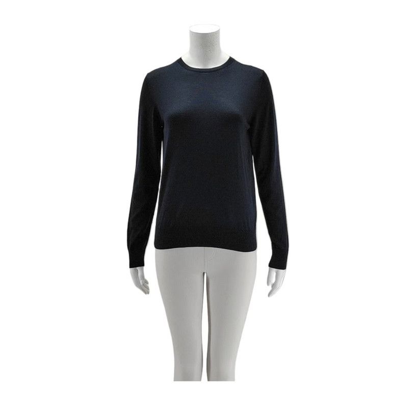 Loewe Loewe Deep Blue Wool Women's Pullover Sweater 0089 Size S / US 4 / IT 40 - 1 Thumbnail