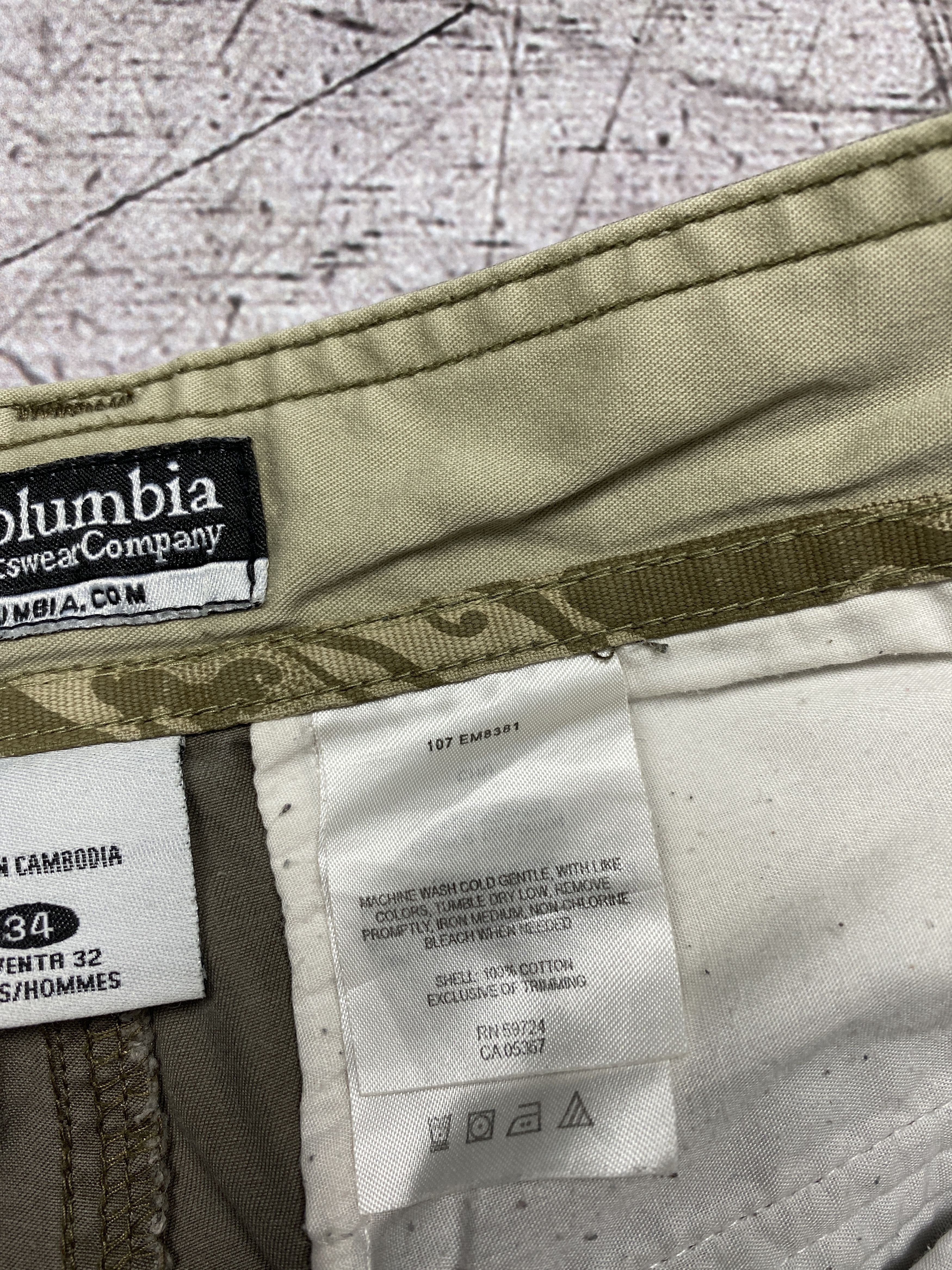 Columbia × Vintage Columbia Vintage Mens Cargo Multi Pockets Pants Size US 34 / EU 50 - 9 Thumbnail