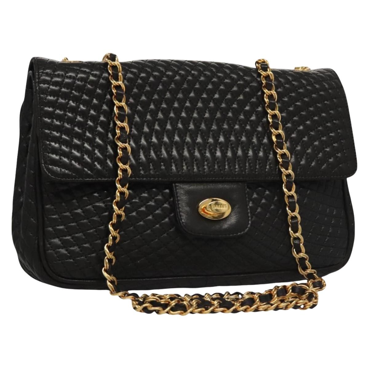 Bally Black Leather Shoulder Bag (Pre-Owned) Size ONE SIZE - 1 Thumbnail