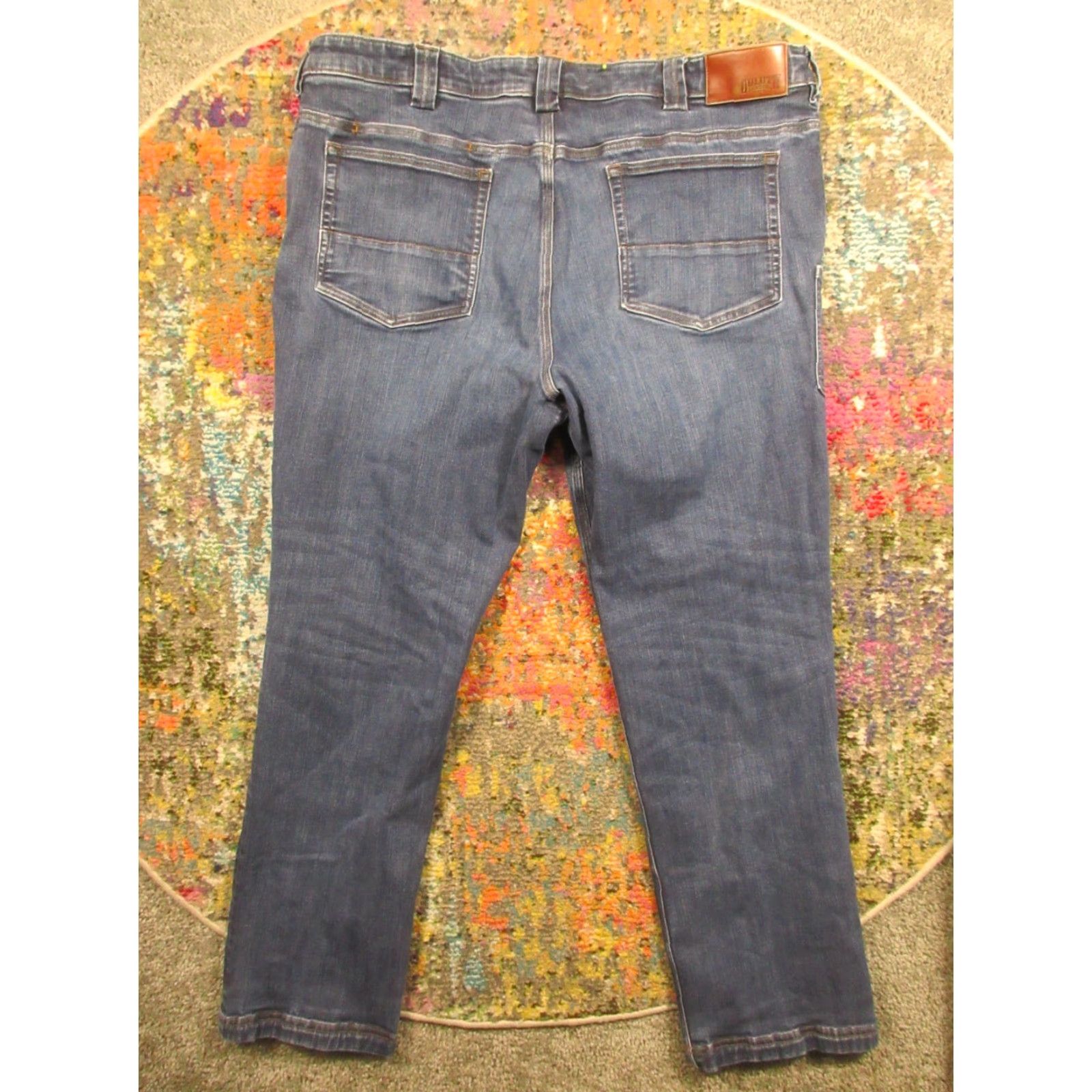 Doublet Duluth Ballroom Double Flex Jeans Carpenter Jeans Mens 42x32 Stretch Denim Blue 5-Pocket Relaxed Regular Size US 42 / EU 58 - 2 Thumbnail