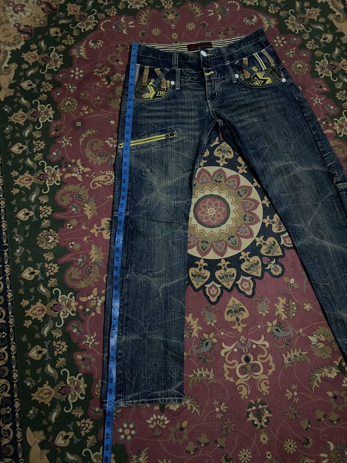 Hysteric Glamour Vintage Jack Serika Double Waist Lightning Style Size US 33 - 16 Thumbnail