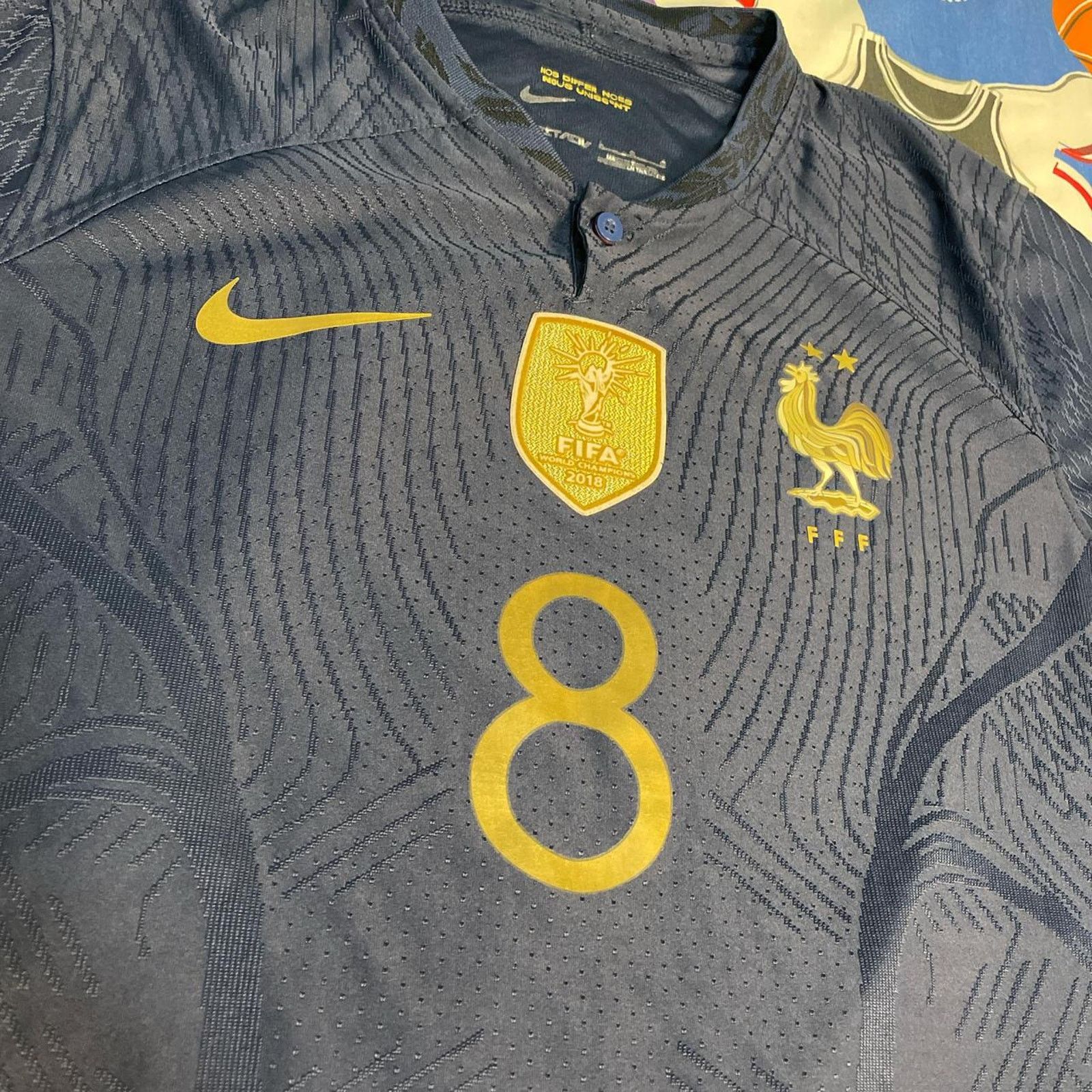 Nike Nike France FFF 2018 FIFA World Cup Thomas Lemar 8 Jersey Size US L / EU 52-54 / 3 - 3 Thumbnail