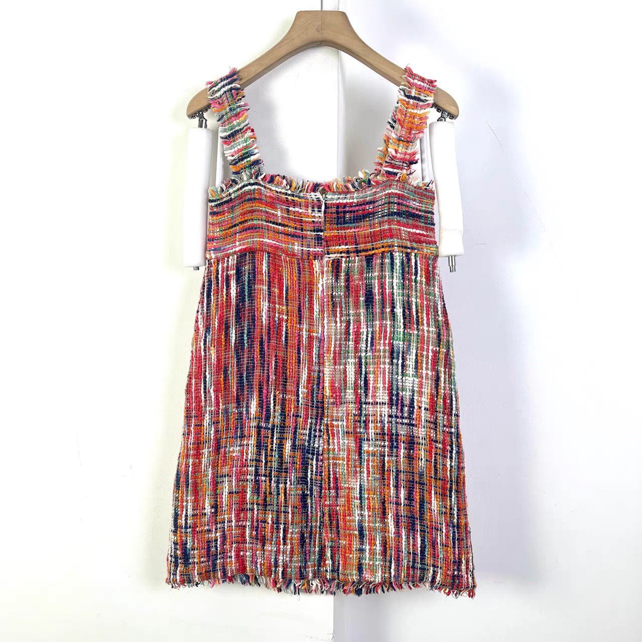 Chanel Chanel Color-Block Woven Slip Dress K12 Size XS / US 0-2 / IT 36-38 - 2 Thumbnail