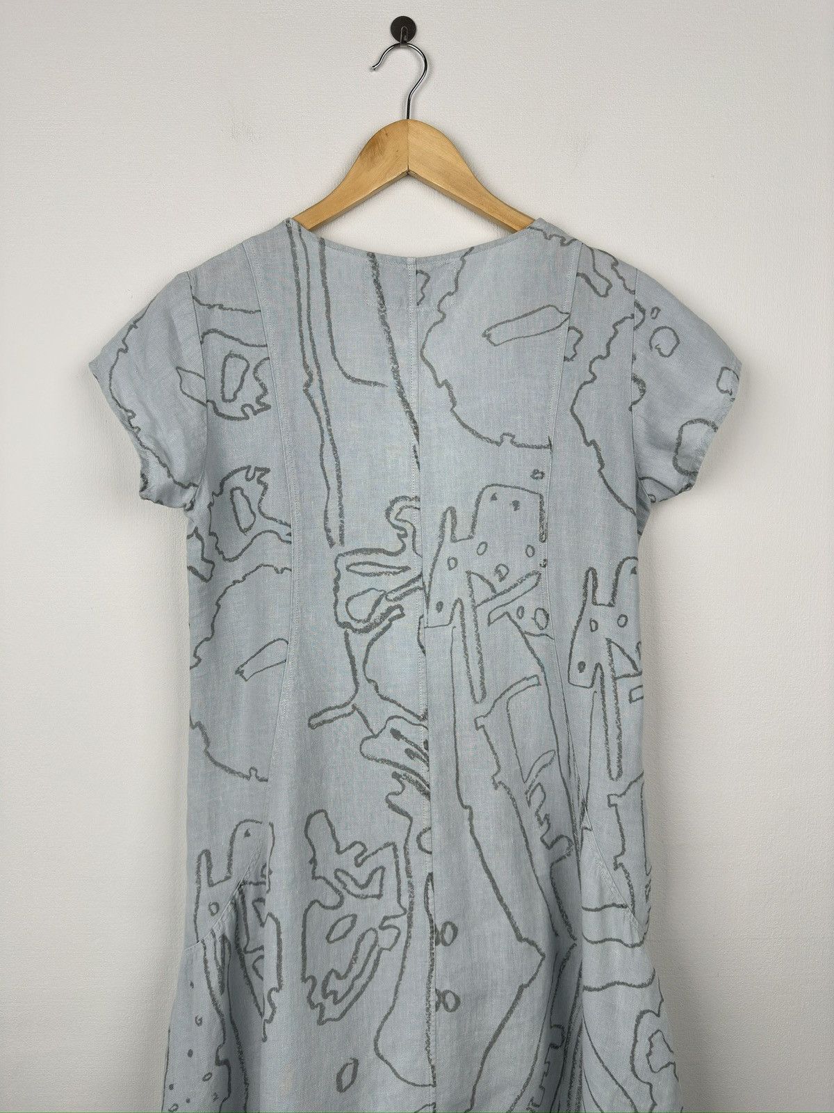 Other GRIZAS Washed 100% Linen Short Sleeve Dress Size S / US 4 / IT 40 - 8 Thumbnail