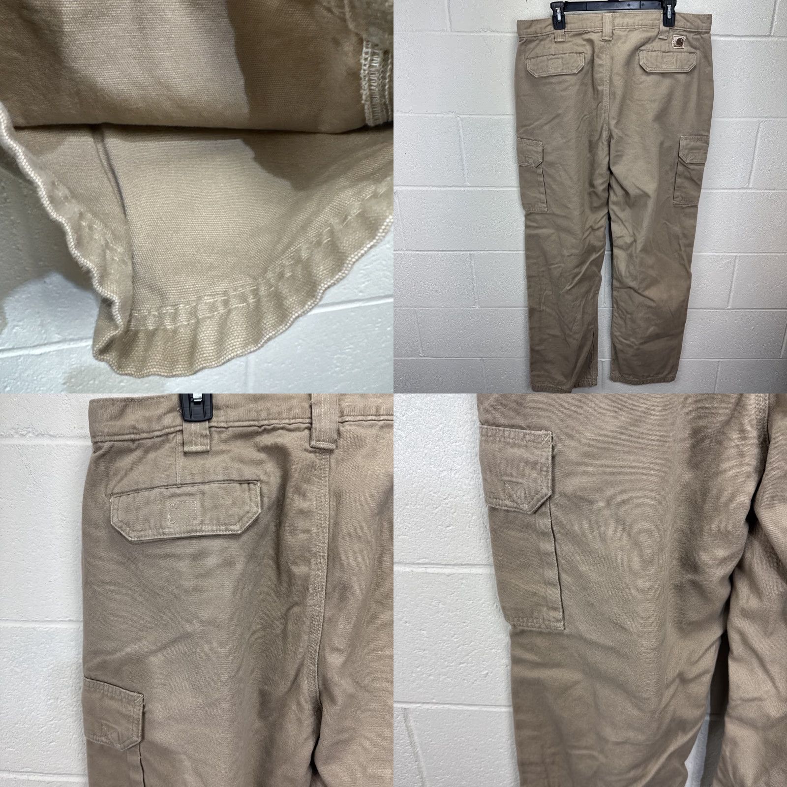 Carhartt Carhartt Mens Cargo Pants Size 38x34 Canvas Workwear Khaki Relaxed Fit Classico Size US 38 / EU 54 - 8 Thumbnail