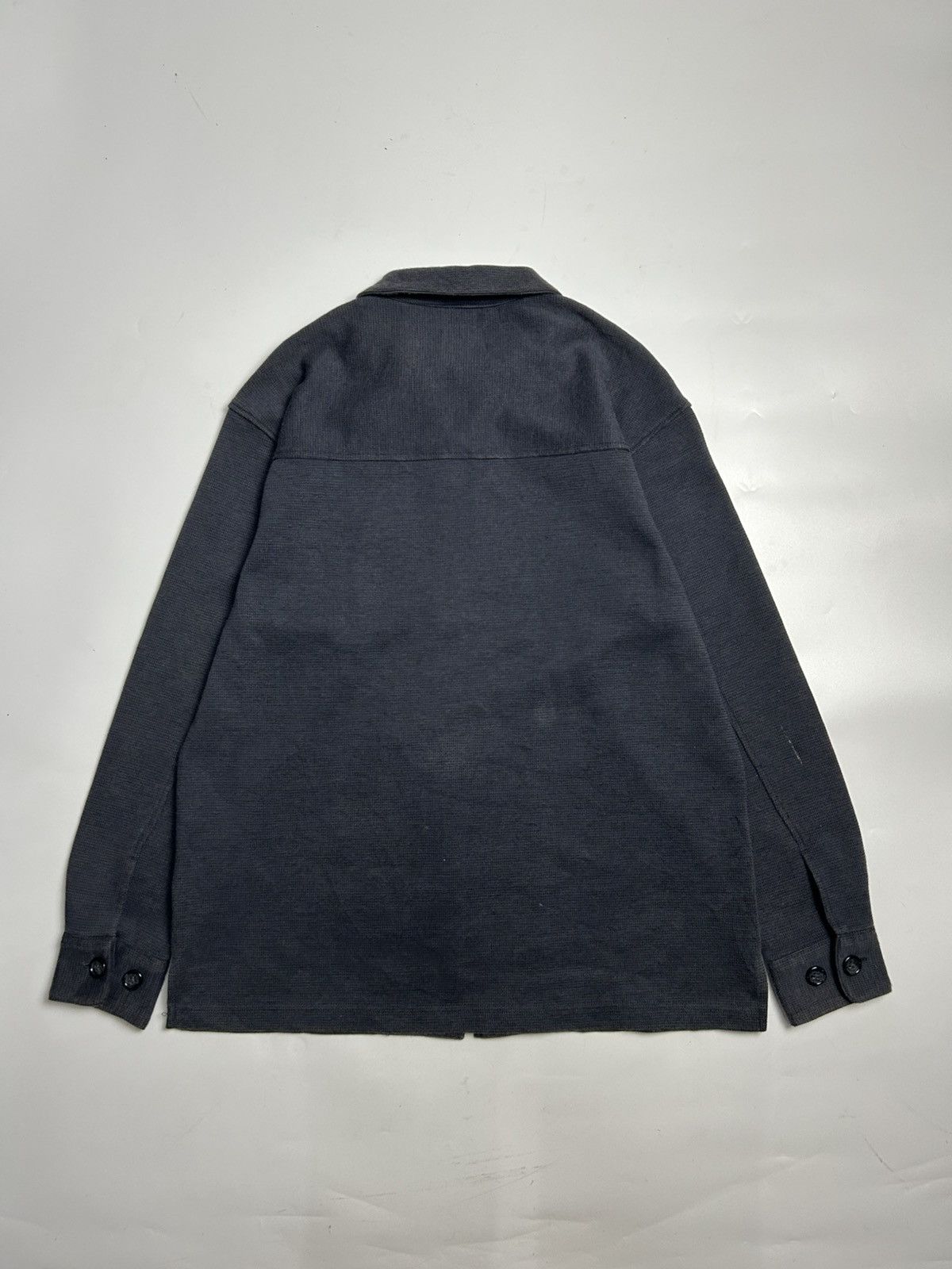 Japanese Brand × Y's × Yohji Yamamoto YOHJI YAMAMOTO SACSNY ZIPPER LONG SLEEVE COLLAR SHIRT Size US M / EU 48-50 / 2 - 4 Thumbnail