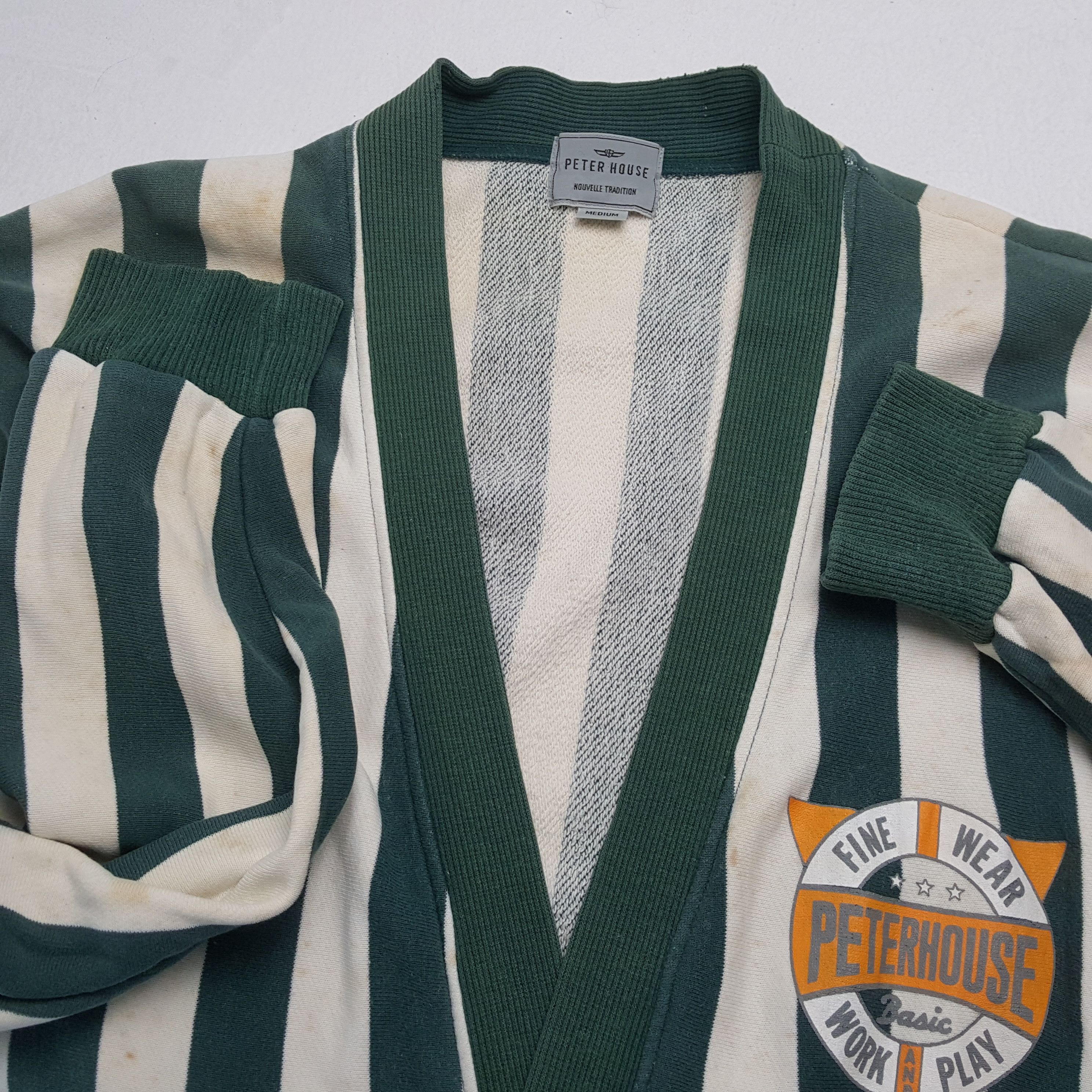 Vintage PETER HOUSE Stripes Design Sweaters Size US M / EU 48-50 / 2 - 8 Thumbnail