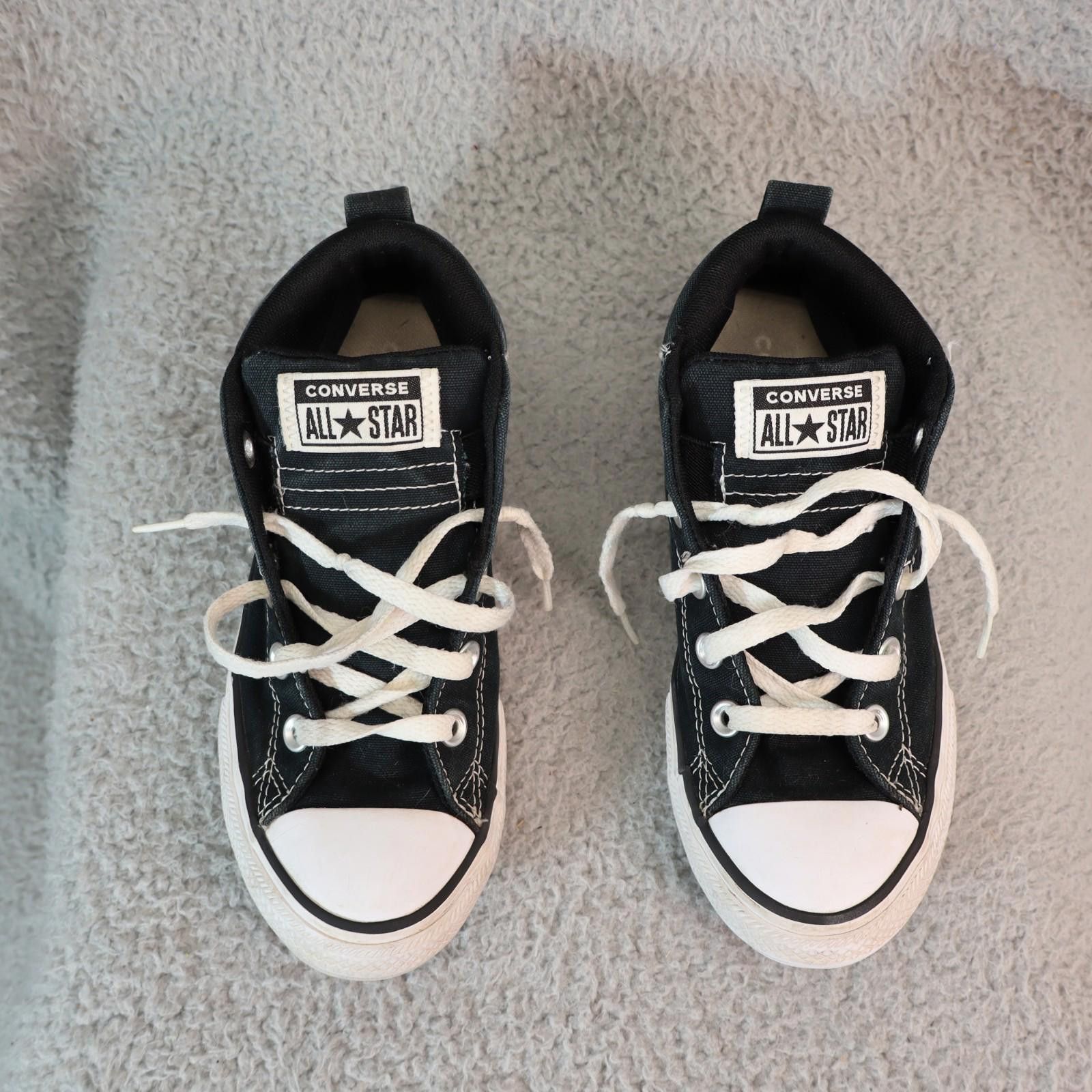 Converse 2Y Youth Converse CTAS Street Mid " Black White " A01720F Size US 5 / EU 37 - 3 Thumbnail