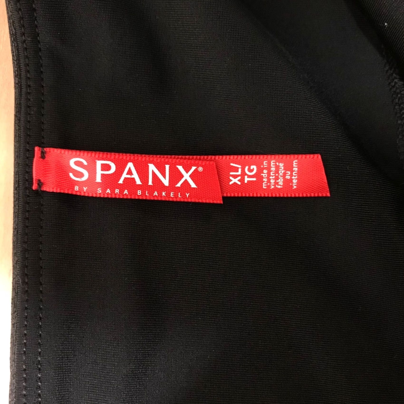 Spanx SPANX Womens XL Black Faux Leather Pull-On Leggings Pants Size 40" / US 18 - 7 Thumbnail