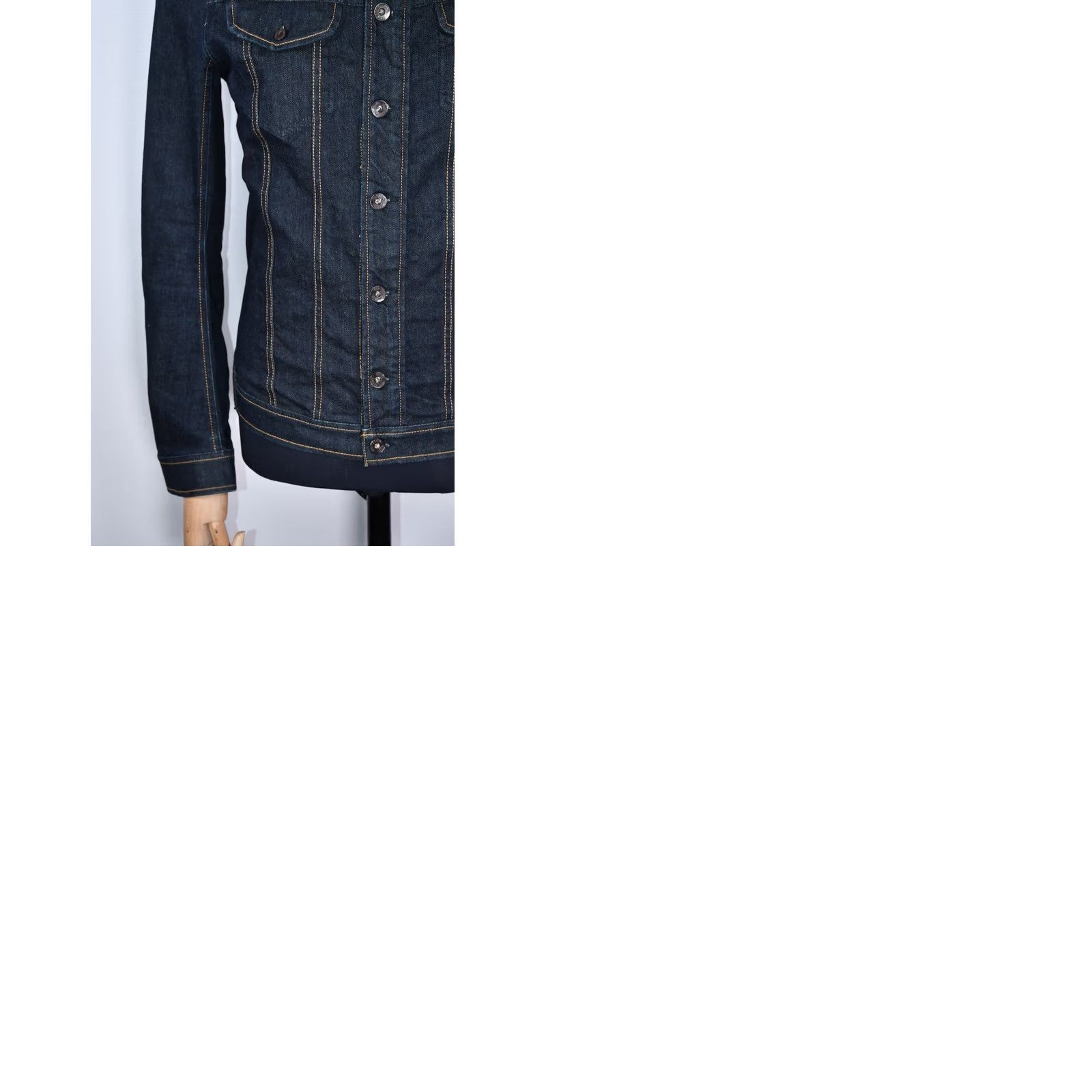 Diesel Diesel Jympos Denim Jacket Men's M Slim Blue Jacket, Denim, 99% Cotton 1% Elastane, Casual, Regular Size M, Diesel Brand, Waist 24.02 inch? Size US M / EU 48-50 / 2 - 9 Thumbnail