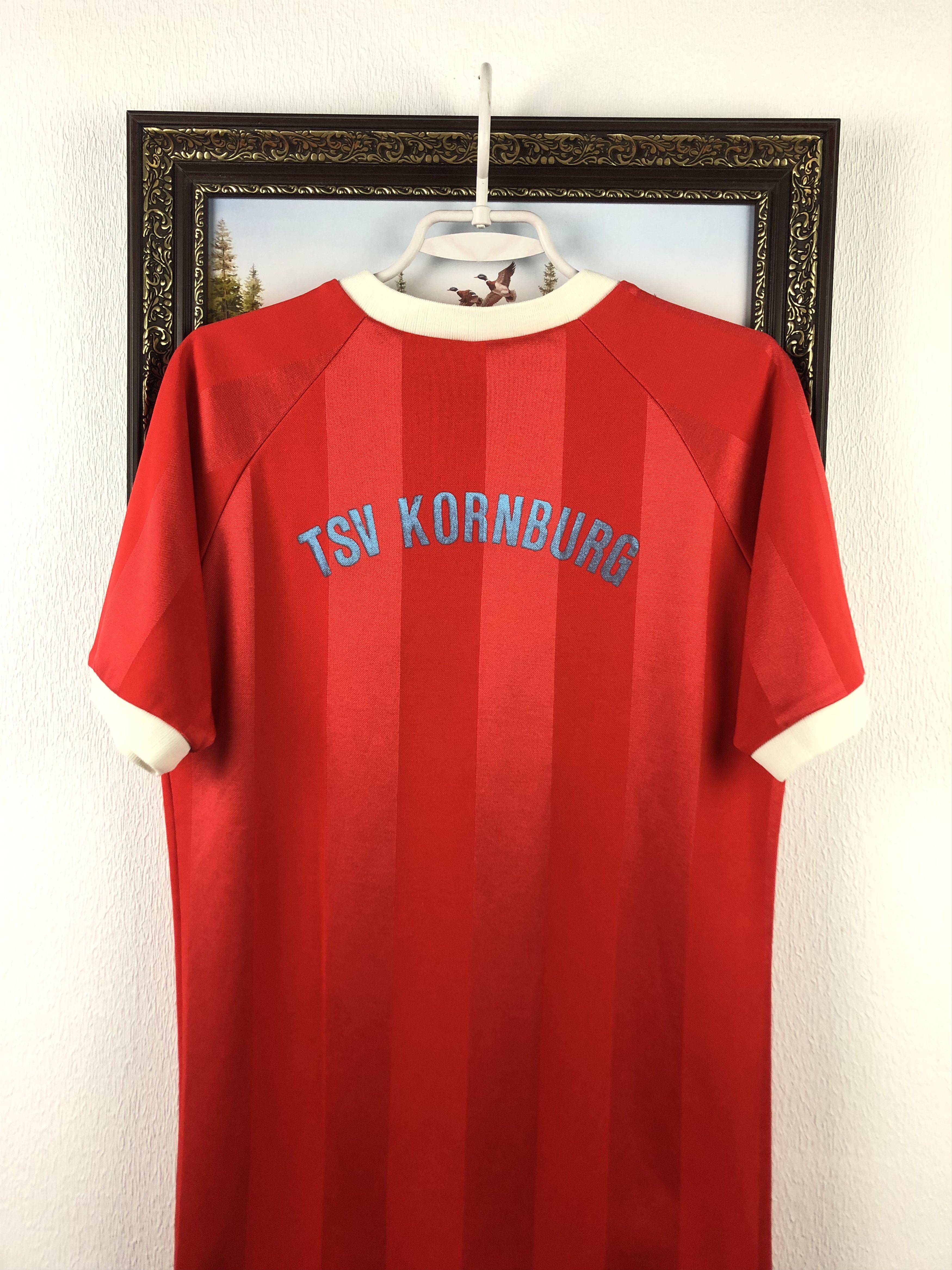 Vintage Vintage 80s TSV Kornburg Football Shirt Soccer Jersey Trikot Size US M / EU 48-50 / 2 - 10 Thumbnail