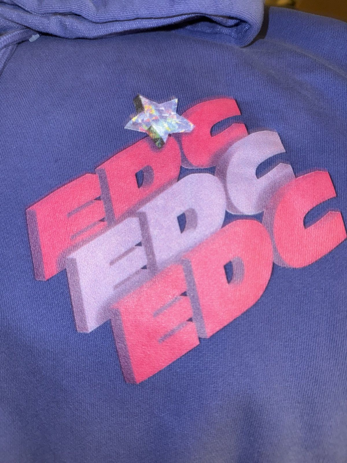 Insomnia Visuals New EDC Hoodie by Insomniac! Graphics on Front/Back/Sleeves! Size US L / EU 52-54 / 3 - 4 Thumbnail
