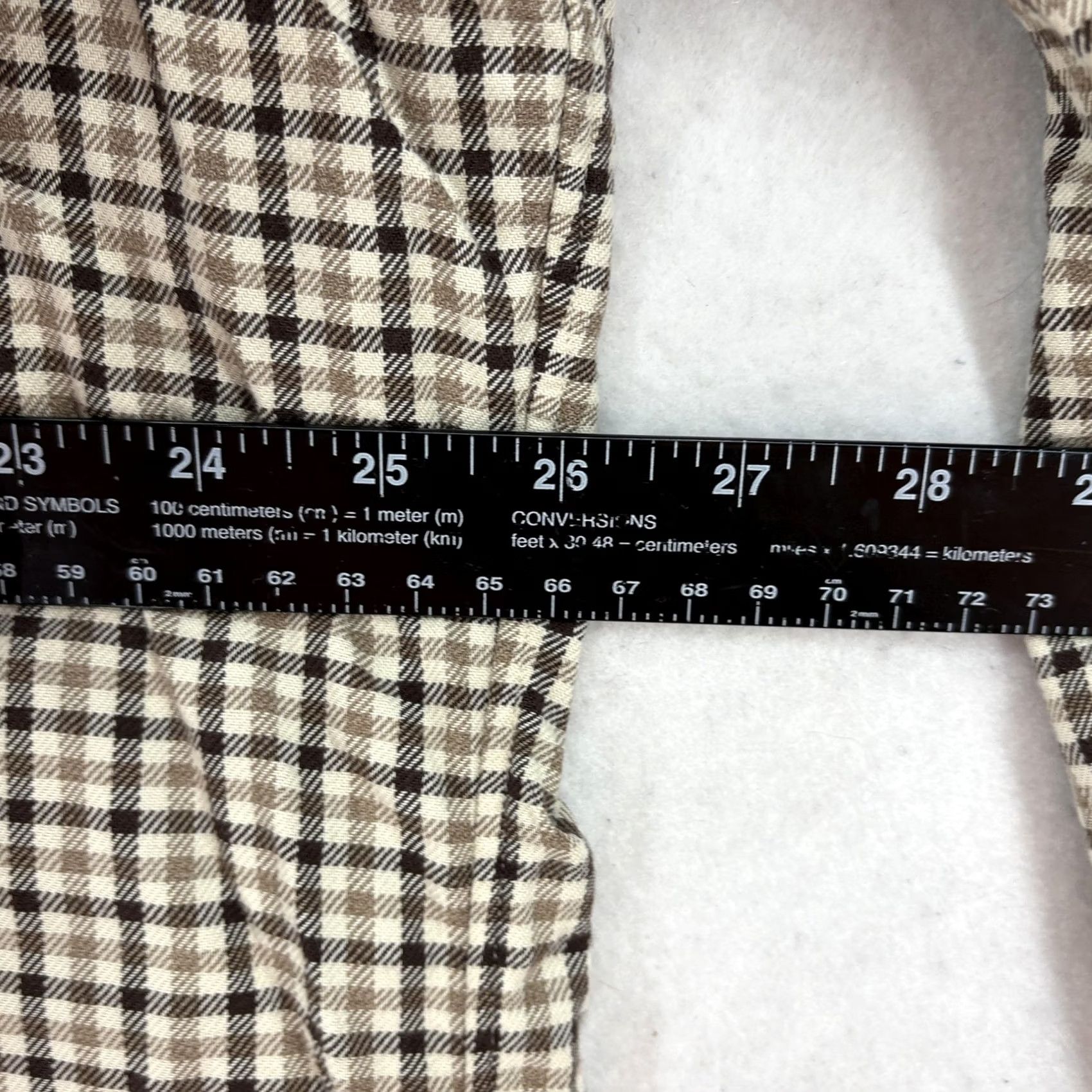 Ralph Lauren Ralph Lauren Shirt Mens Large Brown Check Long Sleeve Blake Cotton Button-Down Size US L / EU 52-54 / 3 - 7 Thumbnail